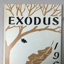 Abbott West Bloomfield High School 1960 Yearbook Exodus Cover.
