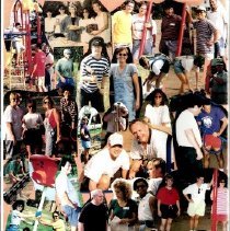 Building Ealy Playground 1999 Photo Collage.