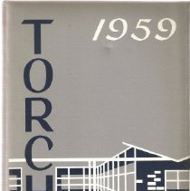 Abbott West Bloomfield High School 1959 Yearbook Torch Cover