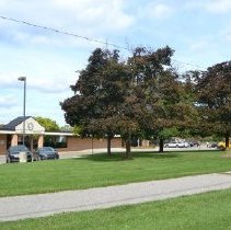 Sheiko Elementary School Exterior View Including Sign