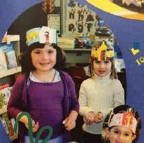 Gretchko Elementary School Children Celebrating 100th Day of School