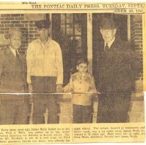 Scotch Elementary Bus Driver Forrest Dandison and 3 Generations Walls