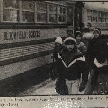 West Bloomfield School District Bus Strike Kids Coming off Bus