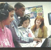 West Bloomfield Teacher and Students in Music