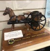 Apple Island Soft Water Service Wooden Carving