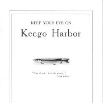 Keep Your Eye on Keego Harbor Cover Page