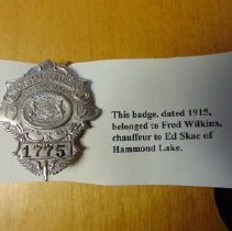 Chauffeur's Badge