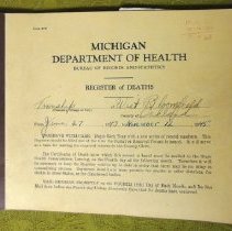 Death register