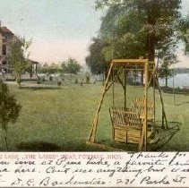 Interlaken Hotel Postcard with Swing