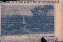 Page 13 Newspaper clipping behind photo