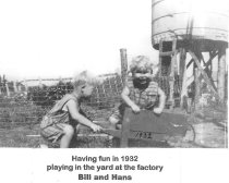 Martens Chees Factory having fun 1932