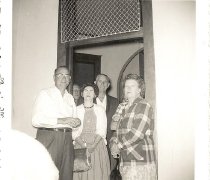 Wating for a seat at the fish fry