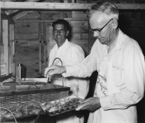Max Beidle and Herman Ehlers at  fish fry
