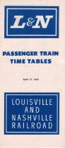 Passenger Train Time Tables, April 27, 1969 --  Louisville and Nashville Railroad