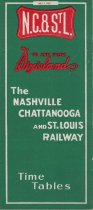 NC&StL Timetable, July 01, 1951