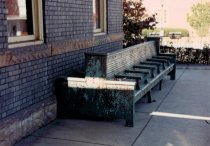 Passenger Bench, Ronceverte, West Virginia