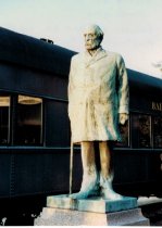 Statue of Collis P. Huntington, founder of Chesapeake and Ohio Railway