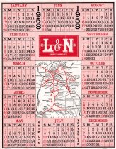 L&N Calendar 1958