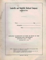 Examination book 1962