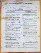 Documents from Various Railroads