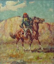 OLD TIME APACHE SCOUT