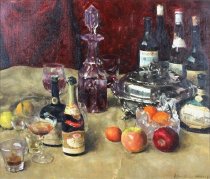 Glass, Bottles, and Silver