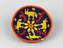 Gourd Bowl with Canine Motif