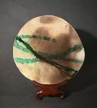 RAKU PORCELAIN PLATE #1