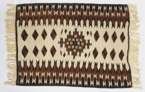 Plain Tapestry Weave Serape Blanket