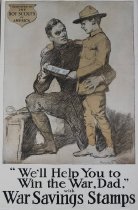 WE'LL HELP YOU TO WIN THE WAR, DAD,"...SEE DESC