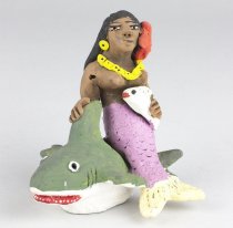 Mermaid on Shark