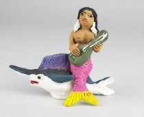 Mermaid on Swordfish with Guitar