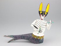 Skeleton / Coyote / Mermaid Playing Drum