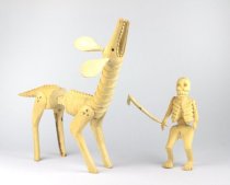 Skeleton with Scythe on Skeleton Horse