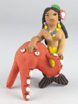 Mermaid with Octopus Waving