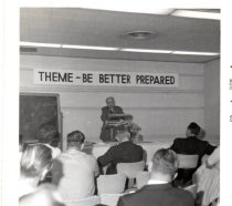 Mr. Shelby M. Jackson addressing group