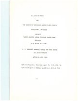 S'port Federated Garden Clubs Council's 47th Annual Flower Show Program