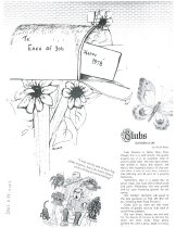 A "Garden Club" articles written by Ruth Waits in January 1978