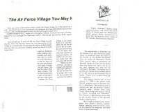 2 articles featuring facts of interest to the BAFB Officers' Wives'  Club