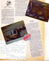 2 articles & a thank you note from the BAFB Officers' Wives' Club scrapbook