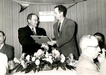 Mayors Burgess McCranie and Clyde Fant