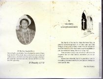 Mary Robinson Tate Funeral Program page 4