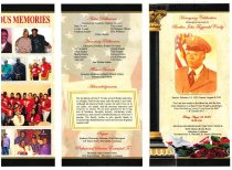 John Fitzgerald Crosby's Funeral Program