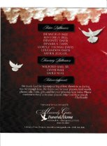 Mary Debb Ball Davies Funeral Program page 8