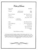 Charity McCoy Feaster Funeral Program pg 5