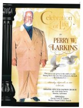 Perry Larkins Funeral Program page1