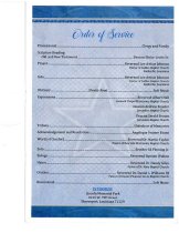 Perry Williams Funeral Program page 3
