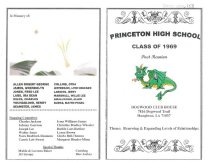 Princeton High School Class of 1969 Reunion Program, 2007 pg 1