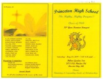 Princeton High School Class of 1969 Reunion Program, 2019 pg 1