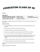 PHS Class of 1969 meeting minutes dated 14 MAR 2009